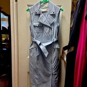 Calvin Klein sleeveless light blue dress